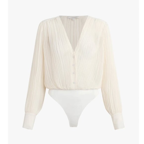 NWT Favorite Daughter The Change Me Bodysuit XS/S/M Ivory - Picture 5 of 8